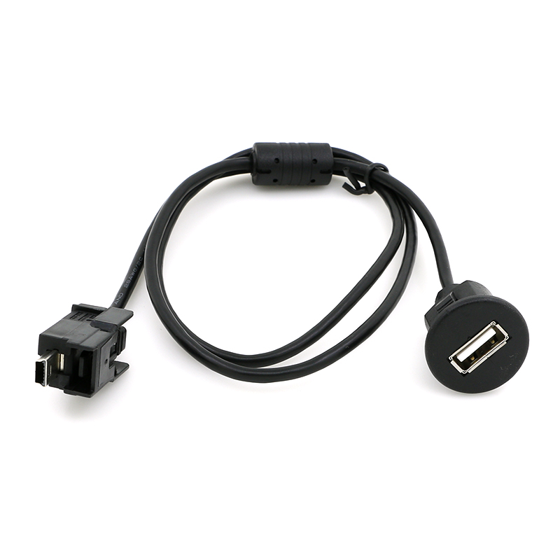 A female to mini male cable