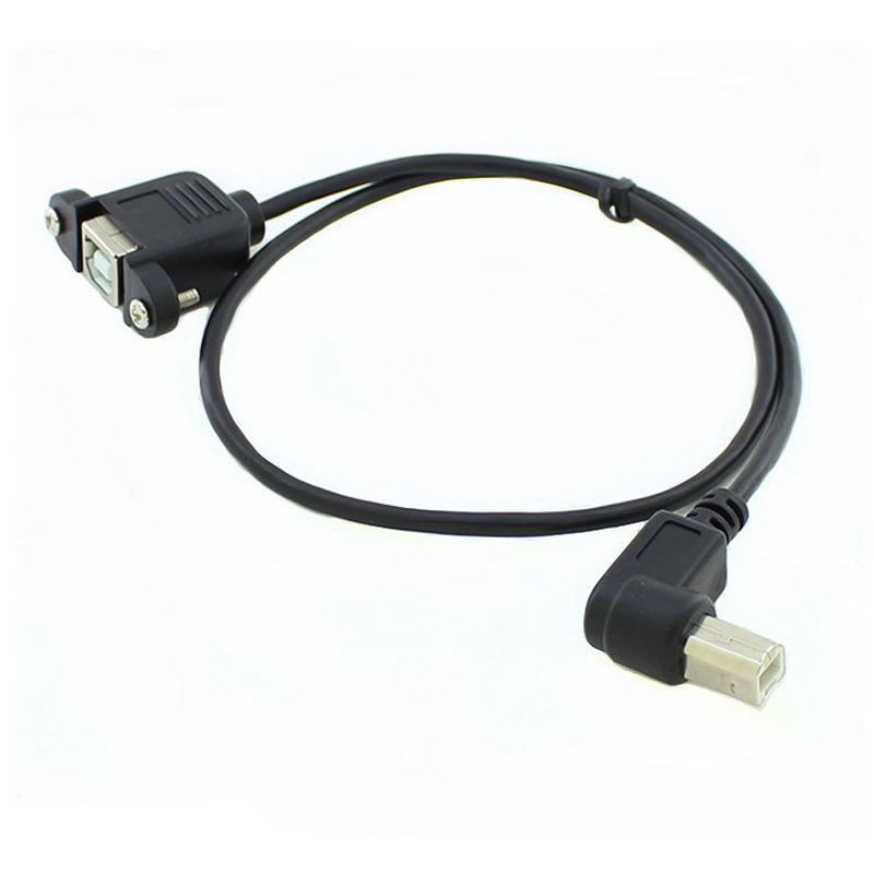 B male to B female cable with screw