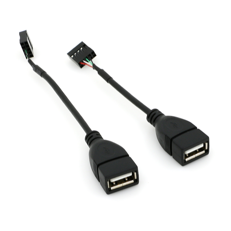USB 2.0 A female to 10 pin usb cable