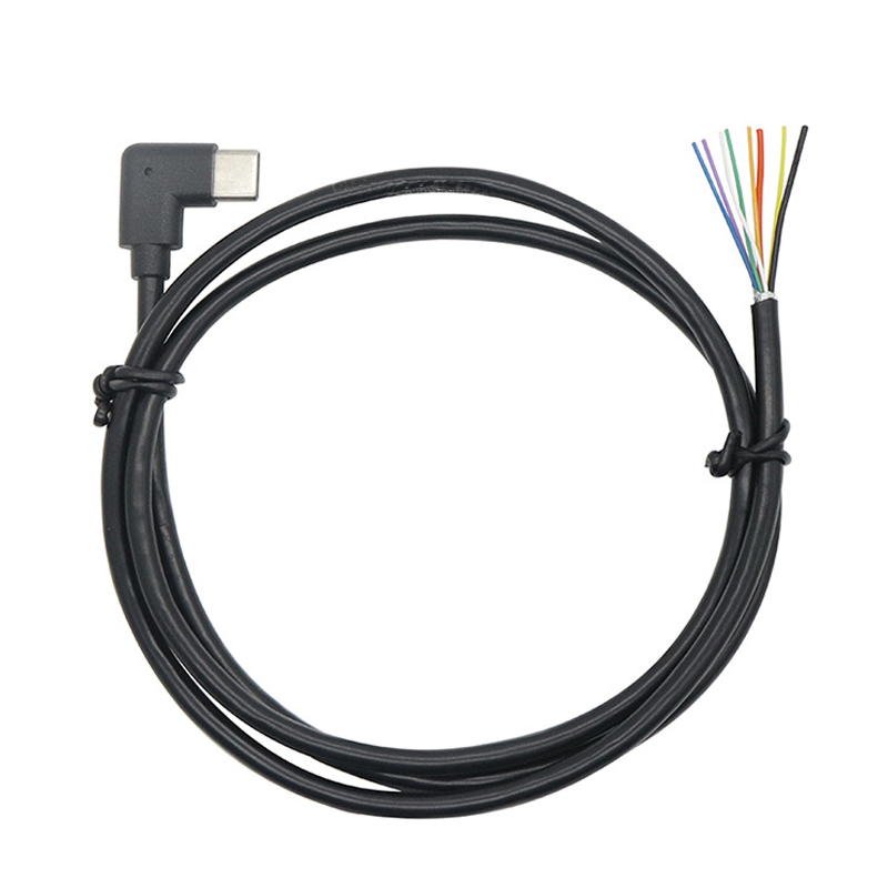 Type c male to open cable