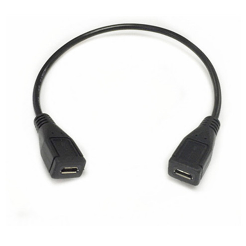 USB 2.0 micro female to female extension cable